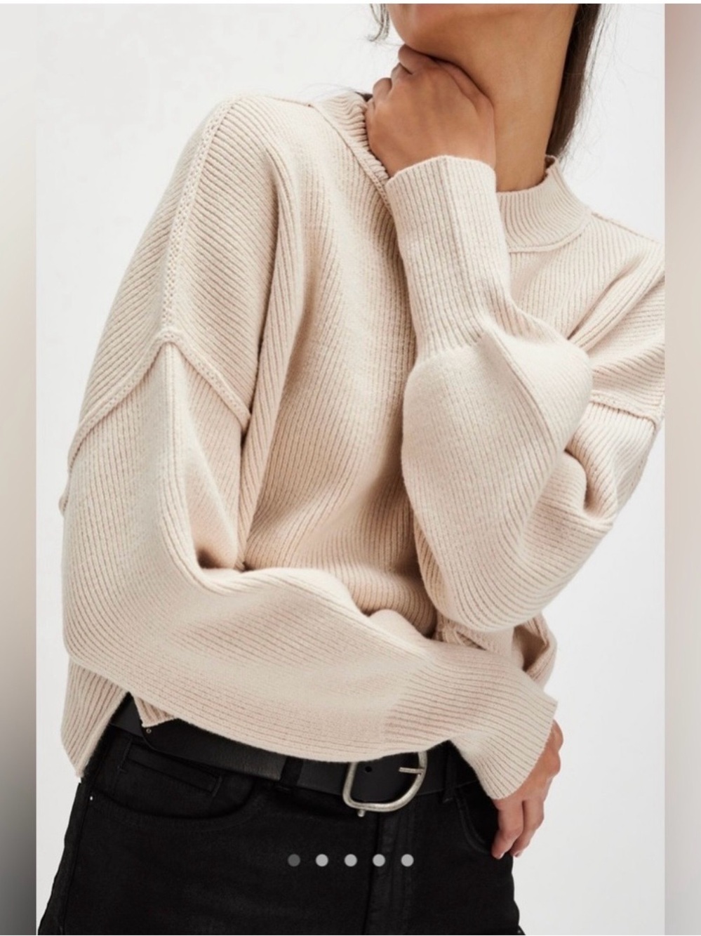 Free People Easy Street Crop Pullover